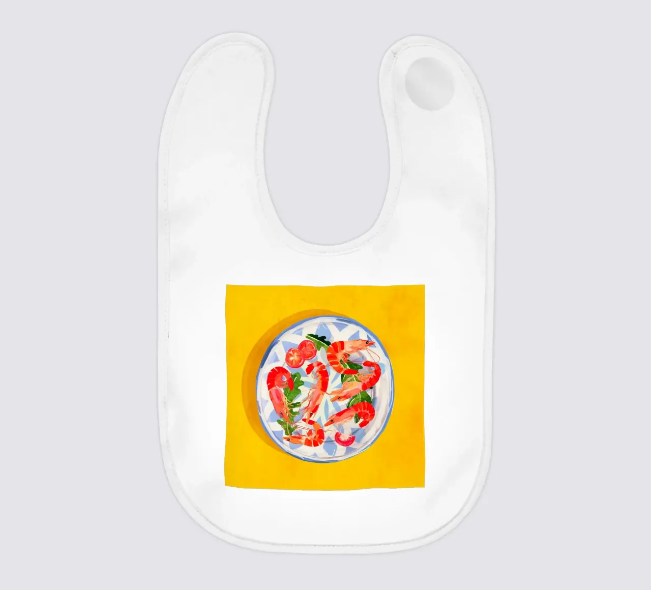 Piatto di frutti di mare 6 bavaglino da ThingDesign