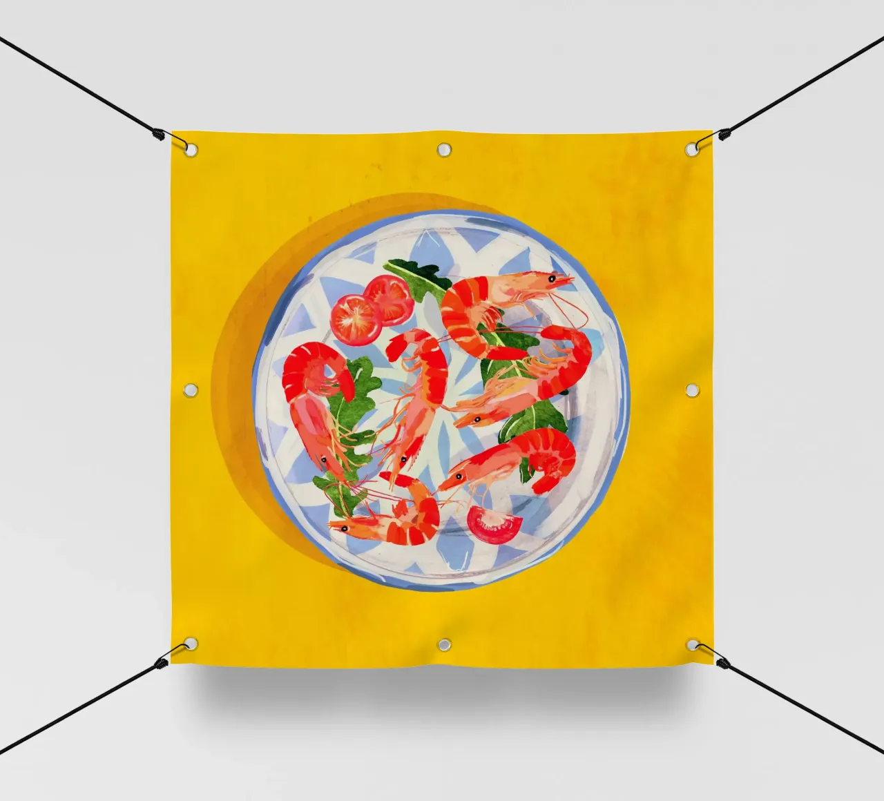Piatto di frutti di mare 6 telo in pvc da ThingDesign
