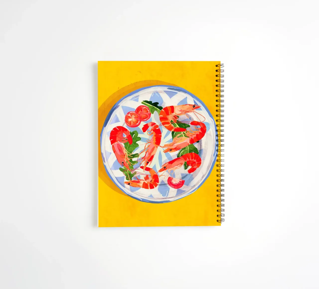 Piatto di frutti di mare 6 diario ad anelli da ThingDesign
