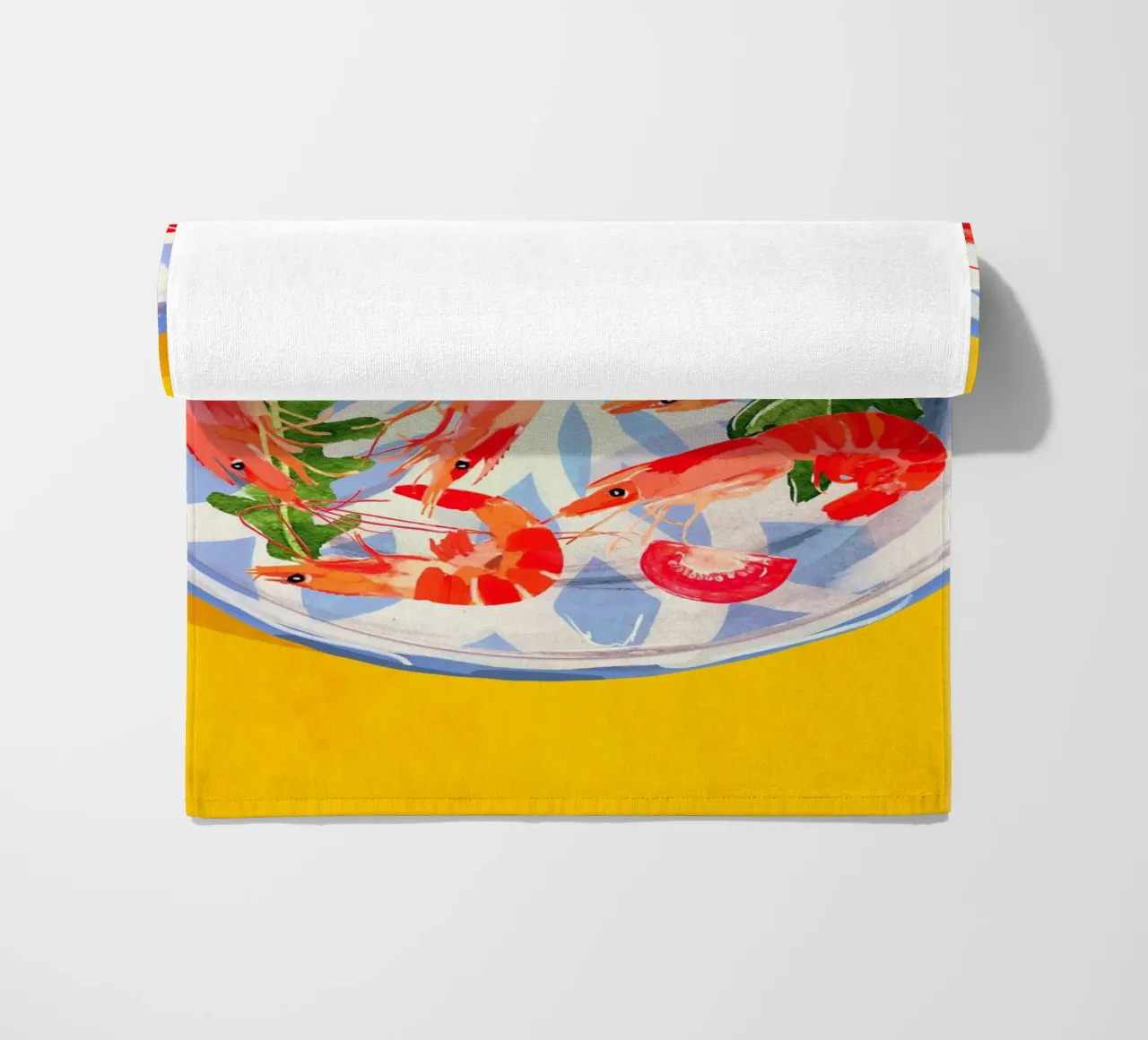 Piatto di frutti di mare 6 telo mare da ThingDesign