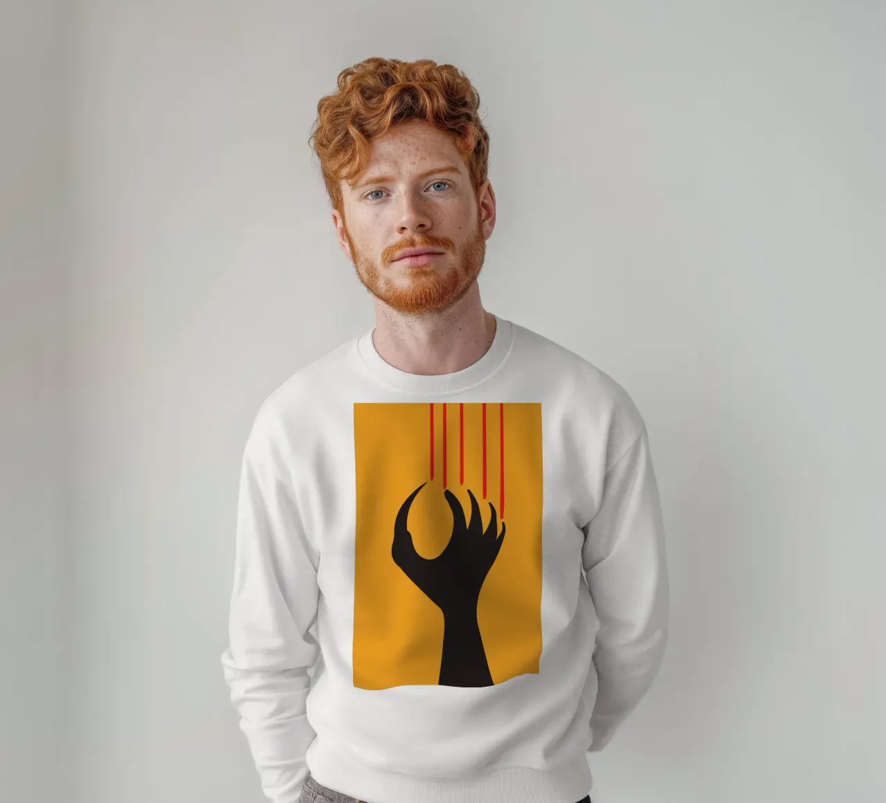 sagoma di artigli e unghie felpa da SADELA