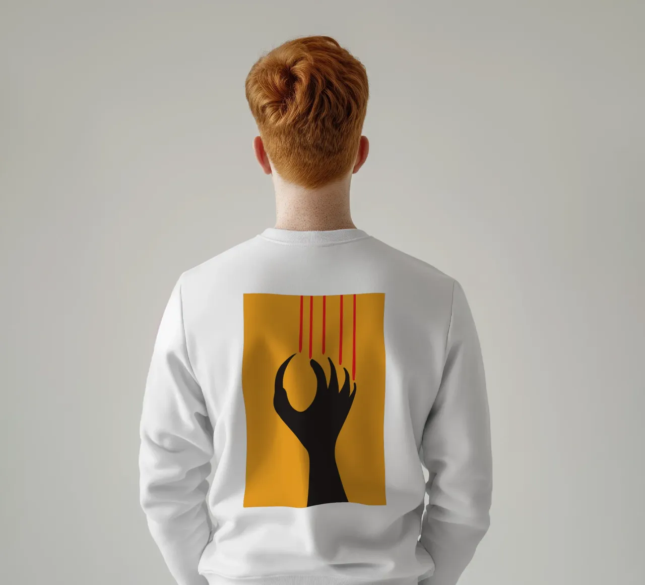 sagoma di artigli e unghie felpa da SADELA