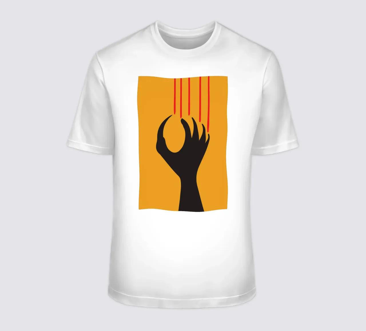 sagoma di artigli e unghie t-shirt da SADELA