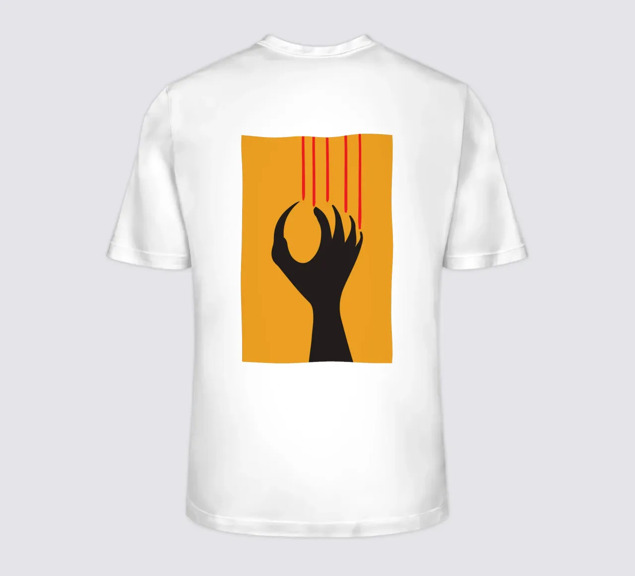 sagoma di artigli e unghie t-shirt da SADELA