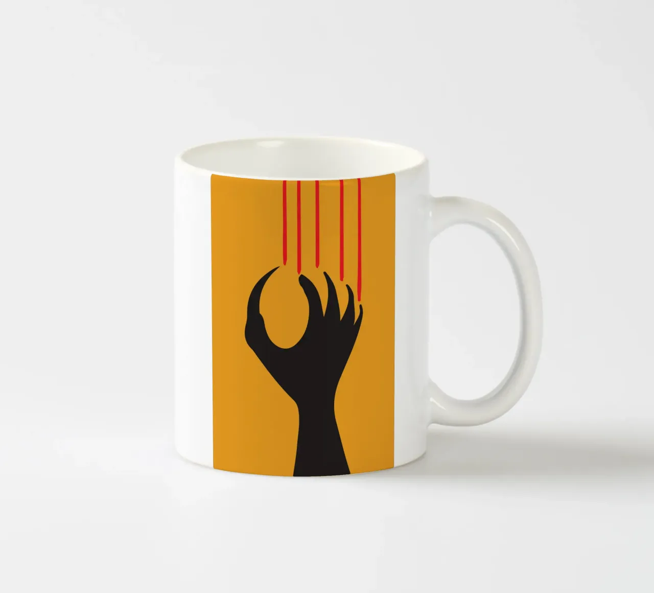 sagoma di artigli e unghie tazza in ceramica da SADELA