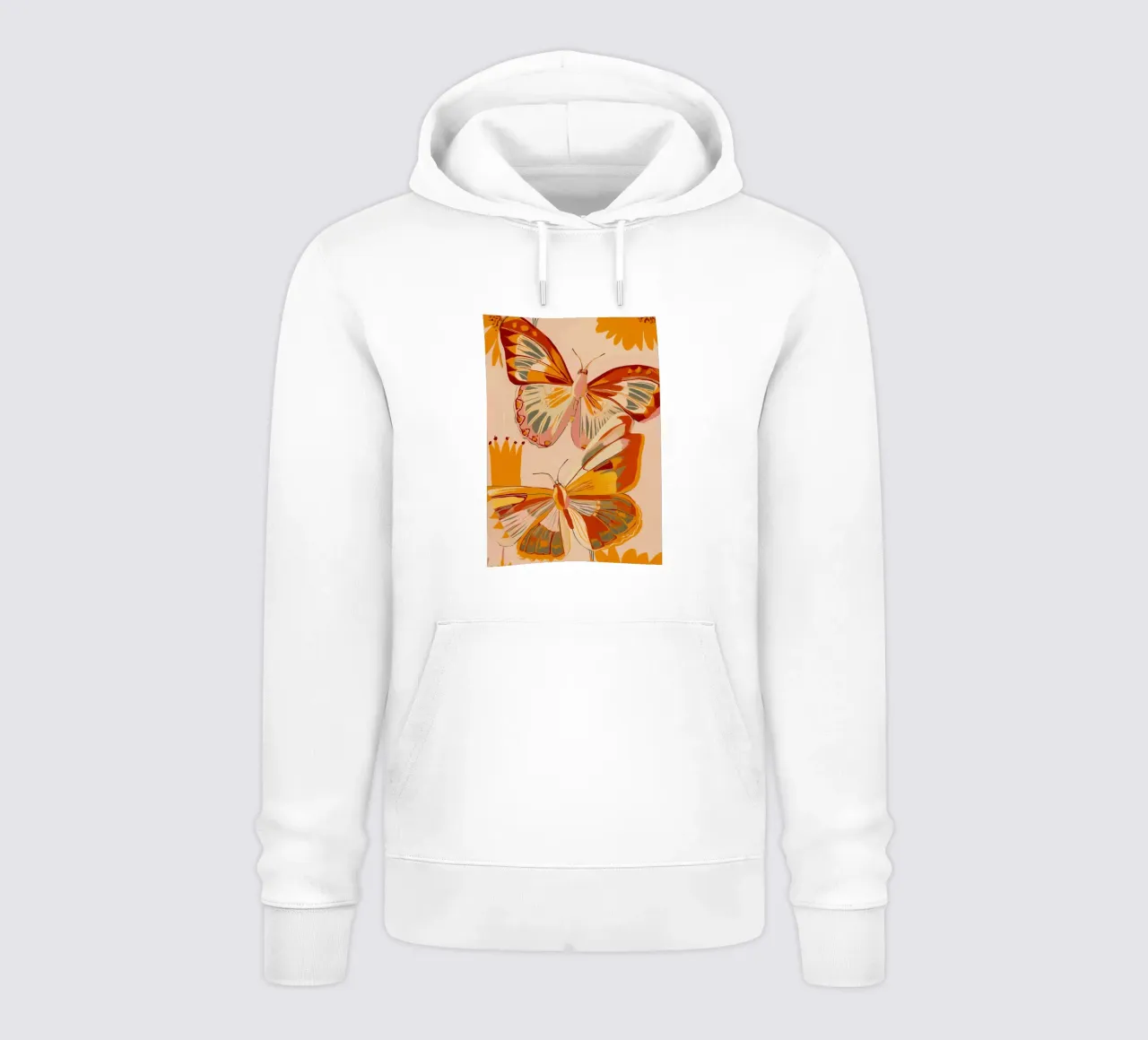 Golden Flight - Dance of the Butterflies felpa con cappuccio da Luca