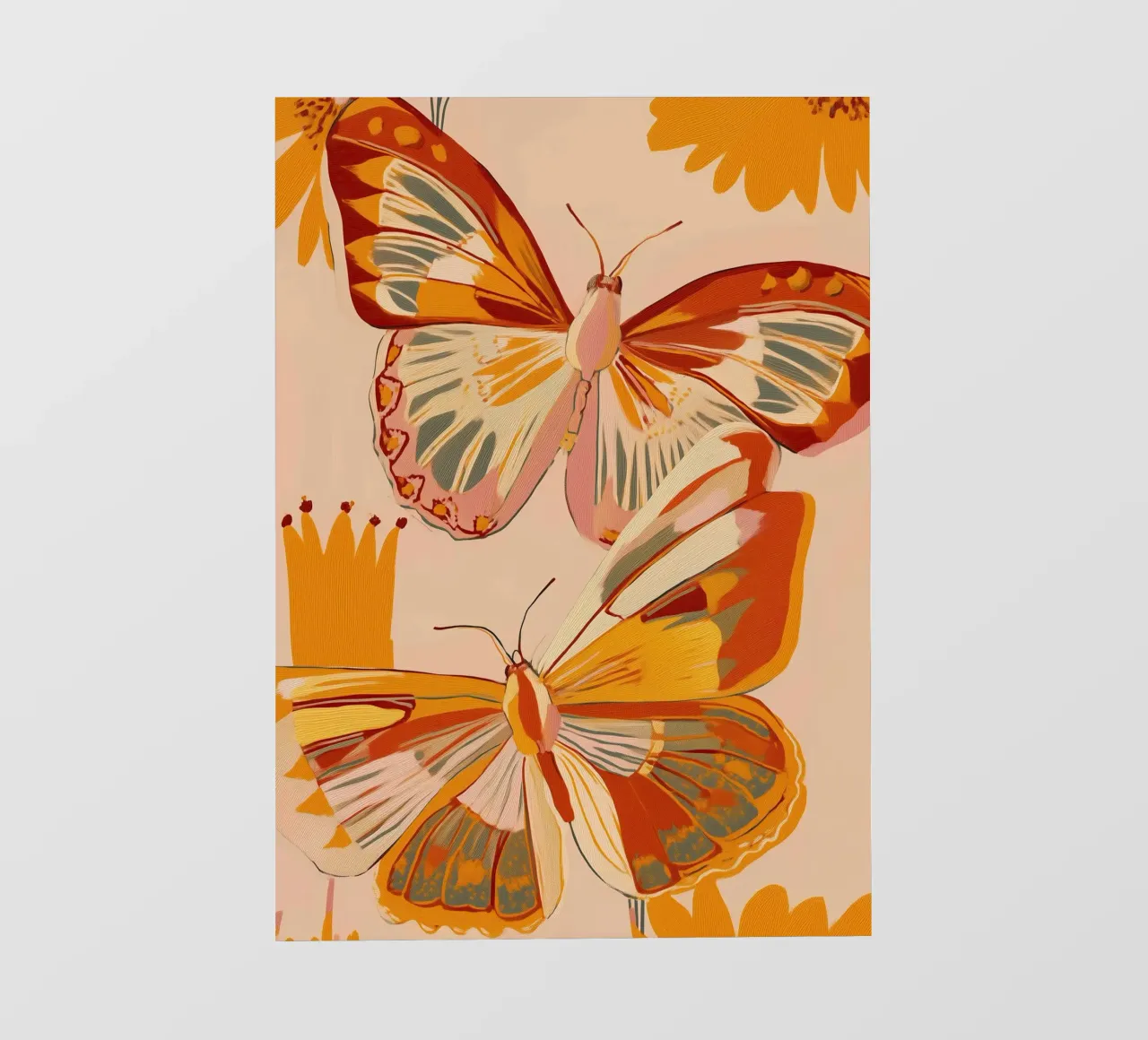 Golden Flight - Dance of the Butterflies telo in pvc da Luca