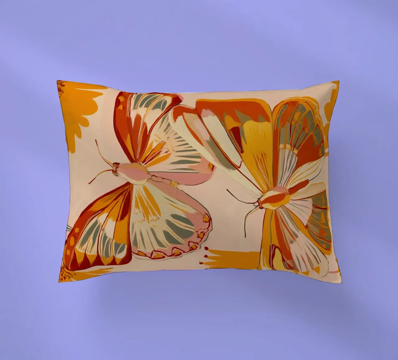 Golden Flight - Dance of the Butterflies cuscino da Luca
