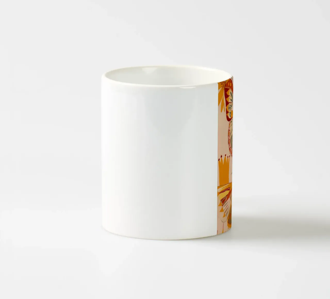 Golden Flight - Dance of the Butterflies tazza in ceramica da Luca