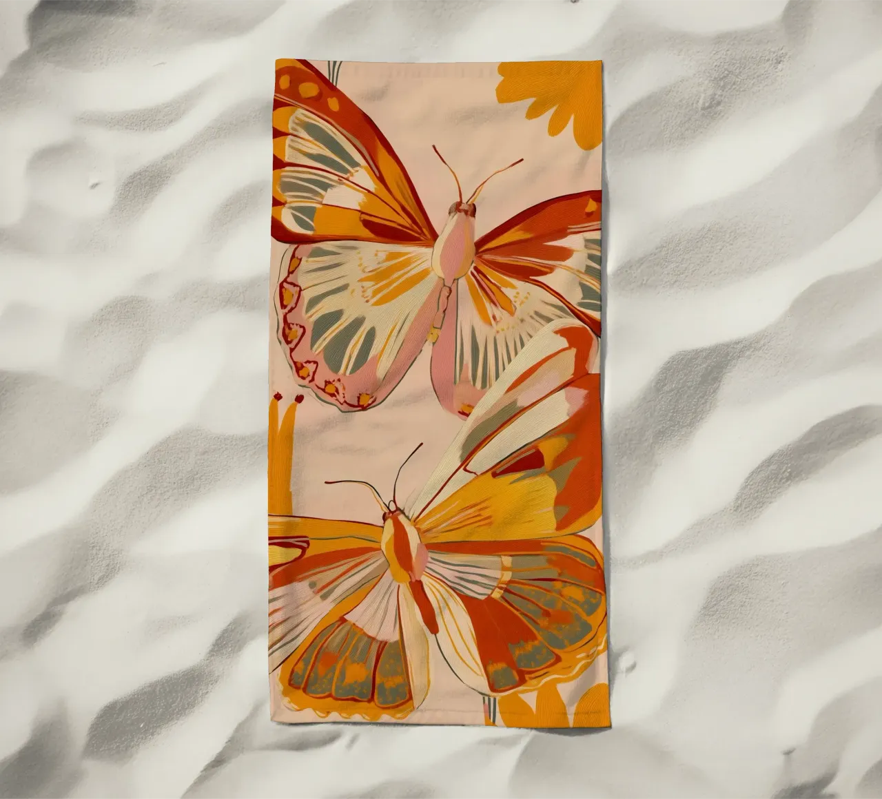 Golden Flight - Dance of the Butterflies telo mare da Luca