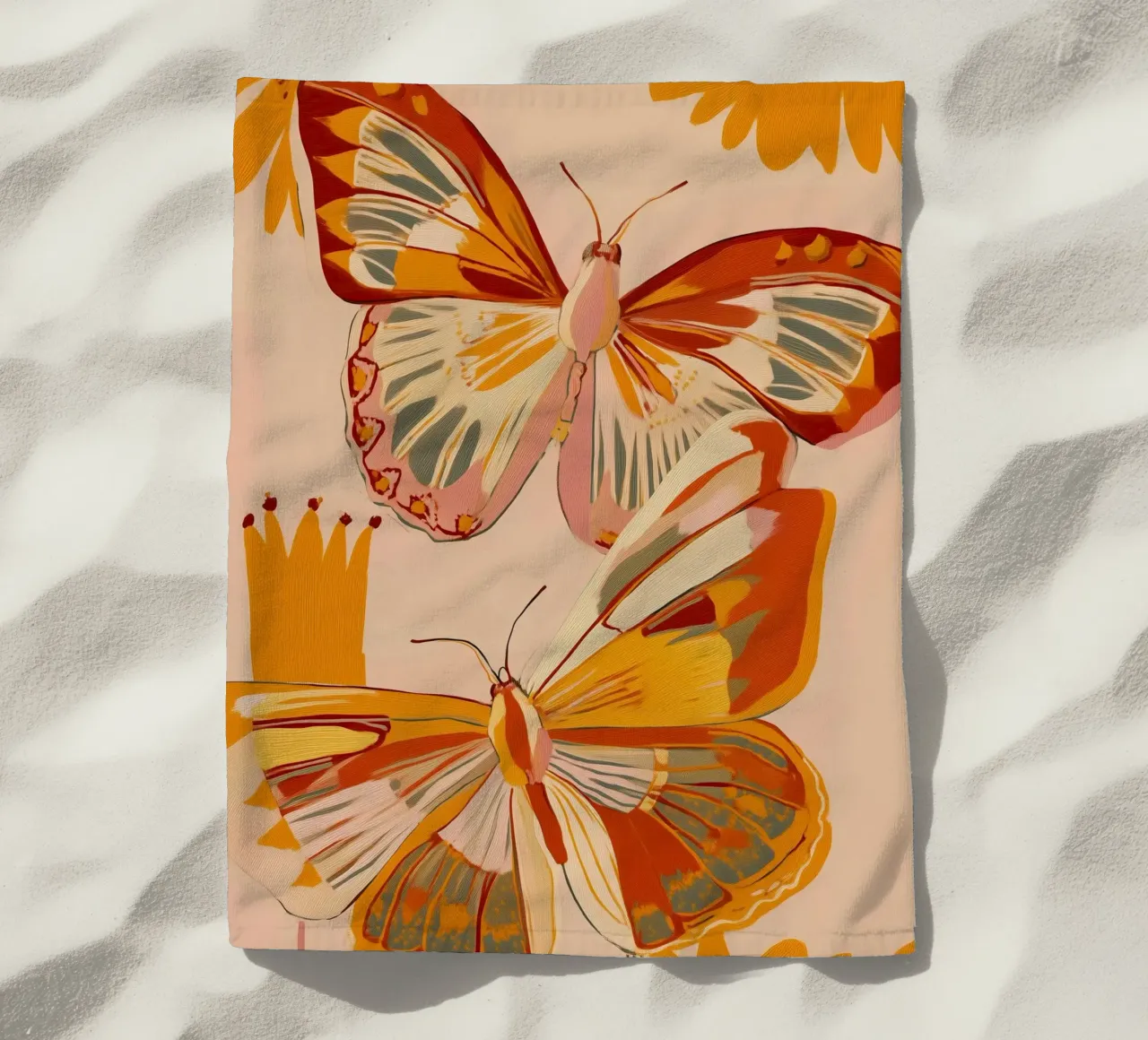 Golden Flight - Dance of the Butterflies telo mare da Luca