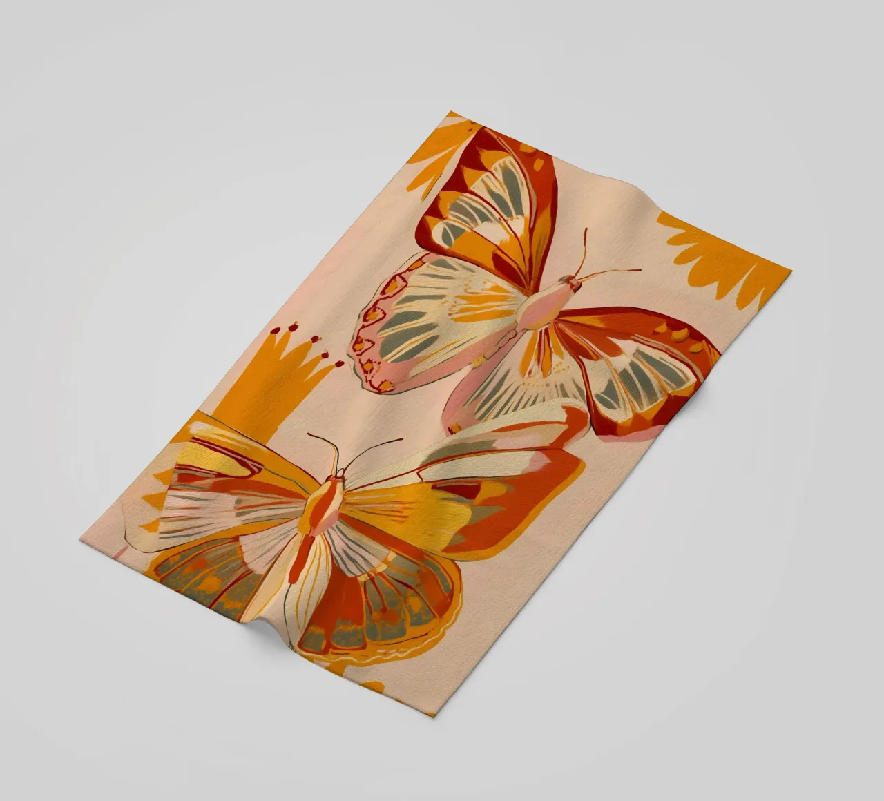 Golden Flight - Dance of the Butterflies telo mare da Luca
