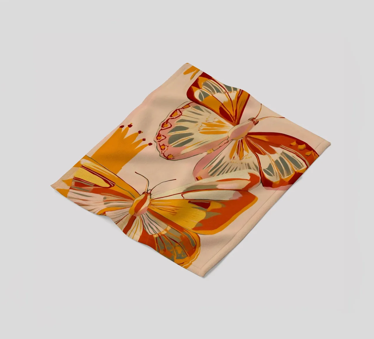 Golden Flight - Dance of the Butterflies coperta in pile da Luca