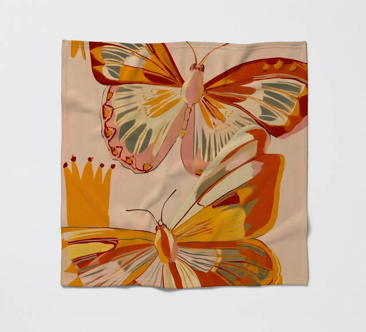 Golden Flight - Dance of the Butterflies coperta in pile da Luca