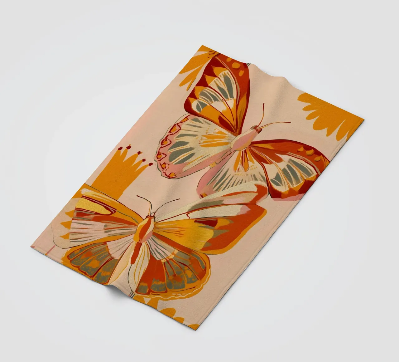 Golden Flight - Dance of the Butterflies coperta in pile da Luca