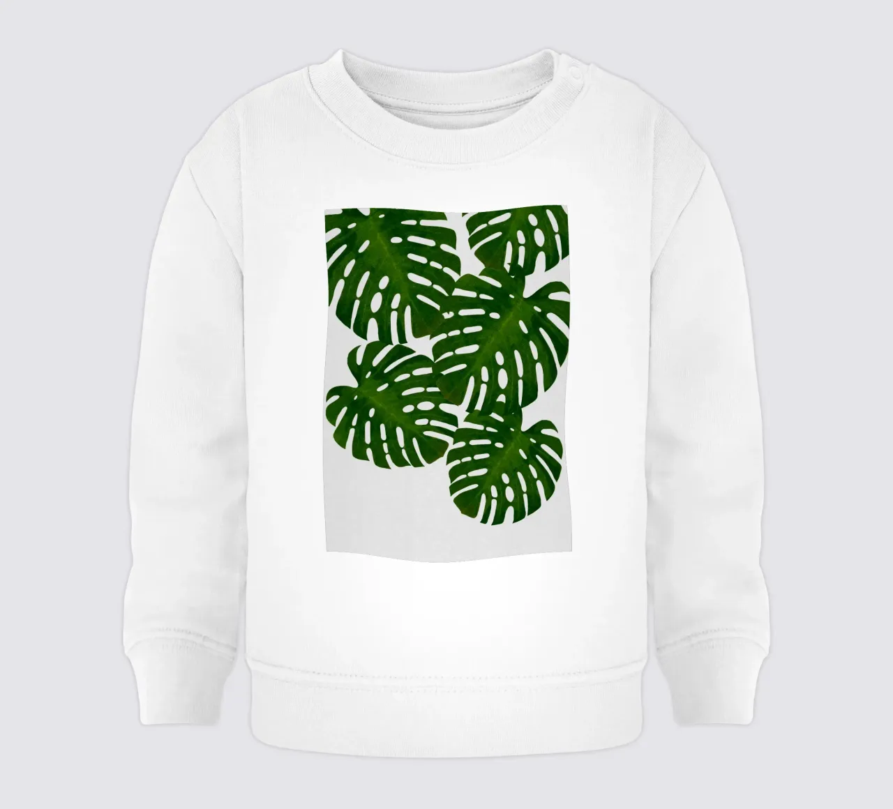 Foglia di Monstera I felpa neonato da Orara Studio