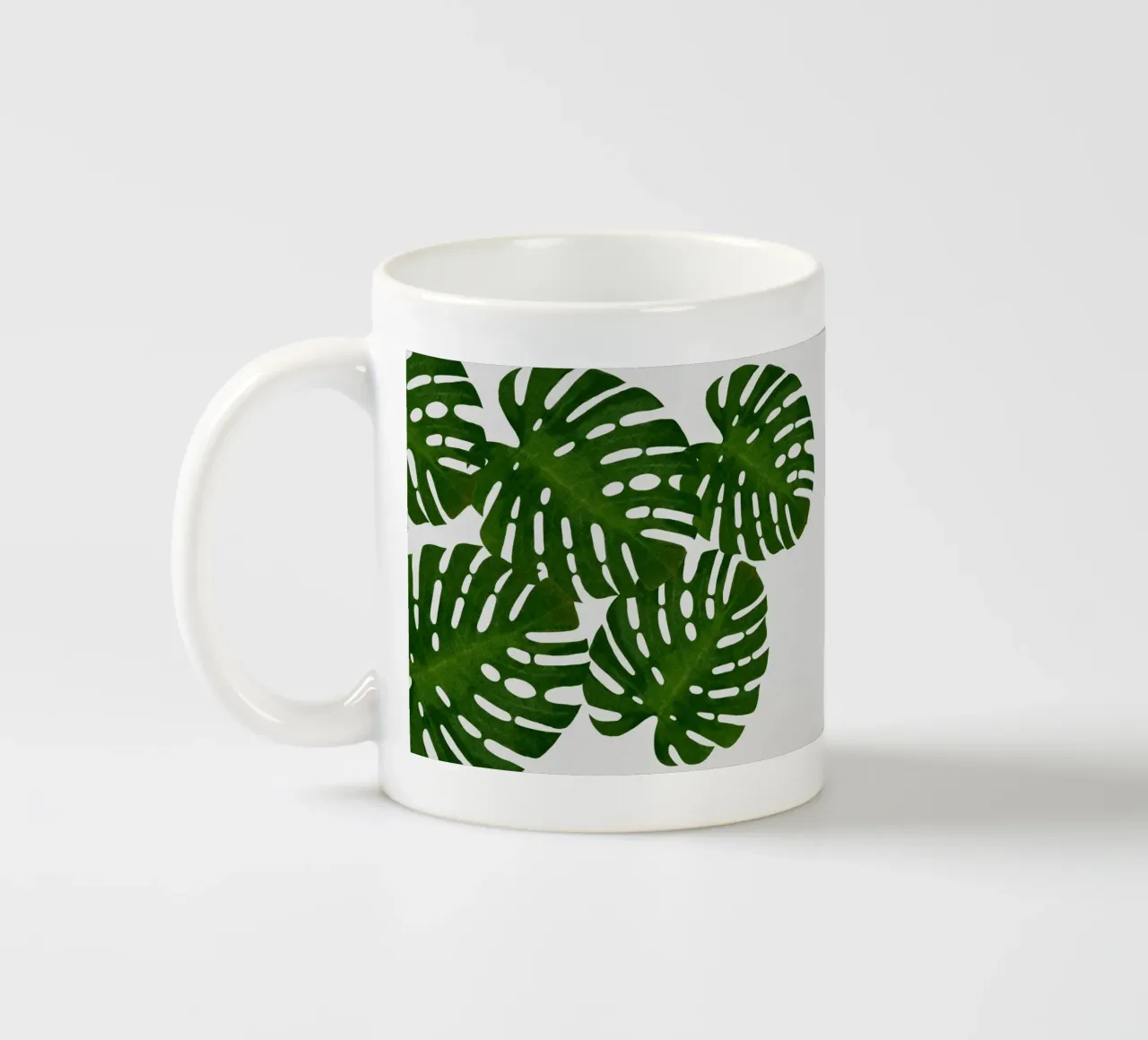 Foglia di Monstera I tazza in ceramica da Orara Studio