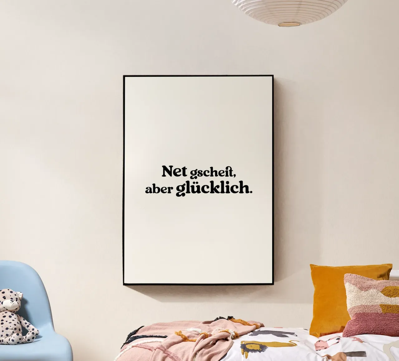 Ned gscheit aber glücklich plexiglass da treechild