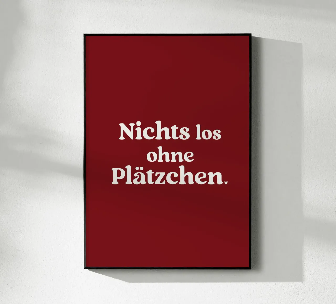 Nichts los ohne Plätzchen (Red) plexiglass da treechild