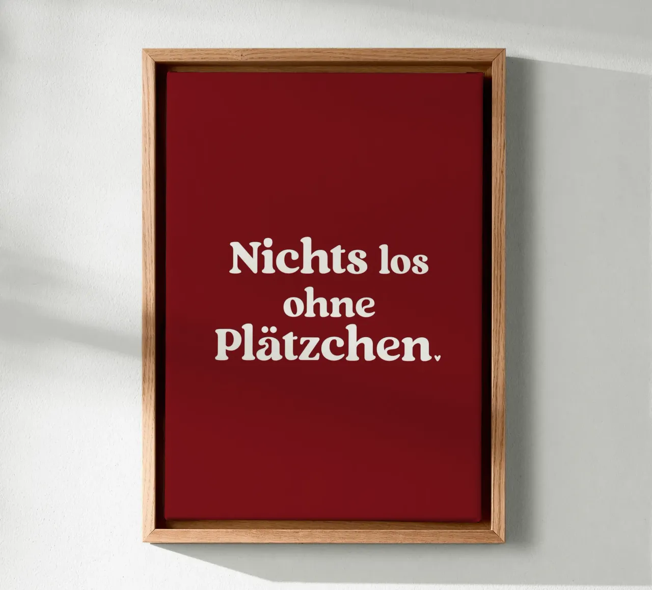 Nichts los ohne Plätzchen (Red) tela da treechild