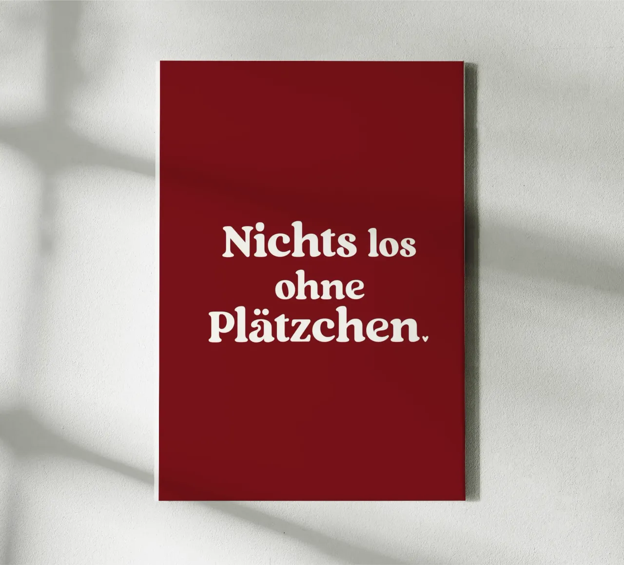 Nichts los ohne Plätzchen (Red) tela da treechild