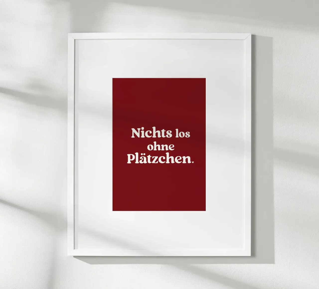 Nichts los ohne Plätzchen (Red) carta hahnemühle da treechild