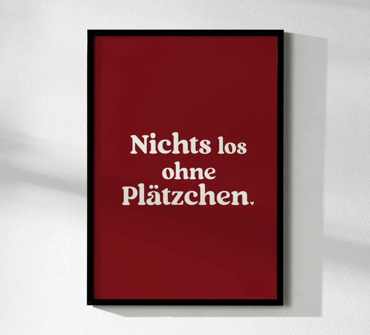 Nichts los ohne Plätzchen (Red) carta hahnemühle da treechild