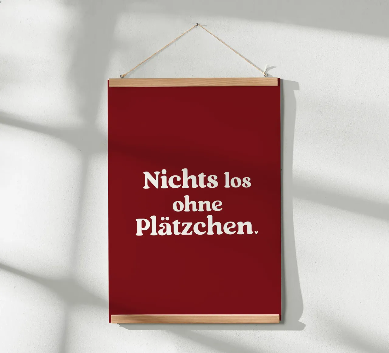 Nichts los ohne Plätzchen (Red) carta hahnemühle da treechild