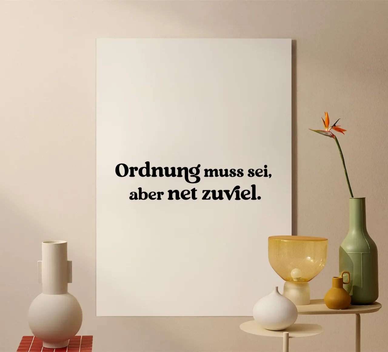 Ordnung muss sei aber net zuviel metacrilato de treechild
