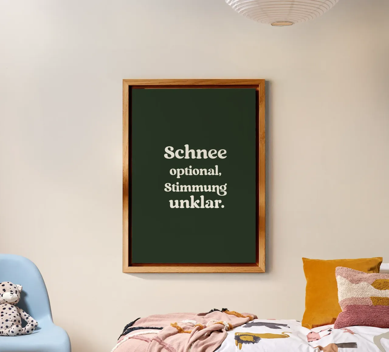 Schnee optional Stimmung unklar alluminio dibond da treechild