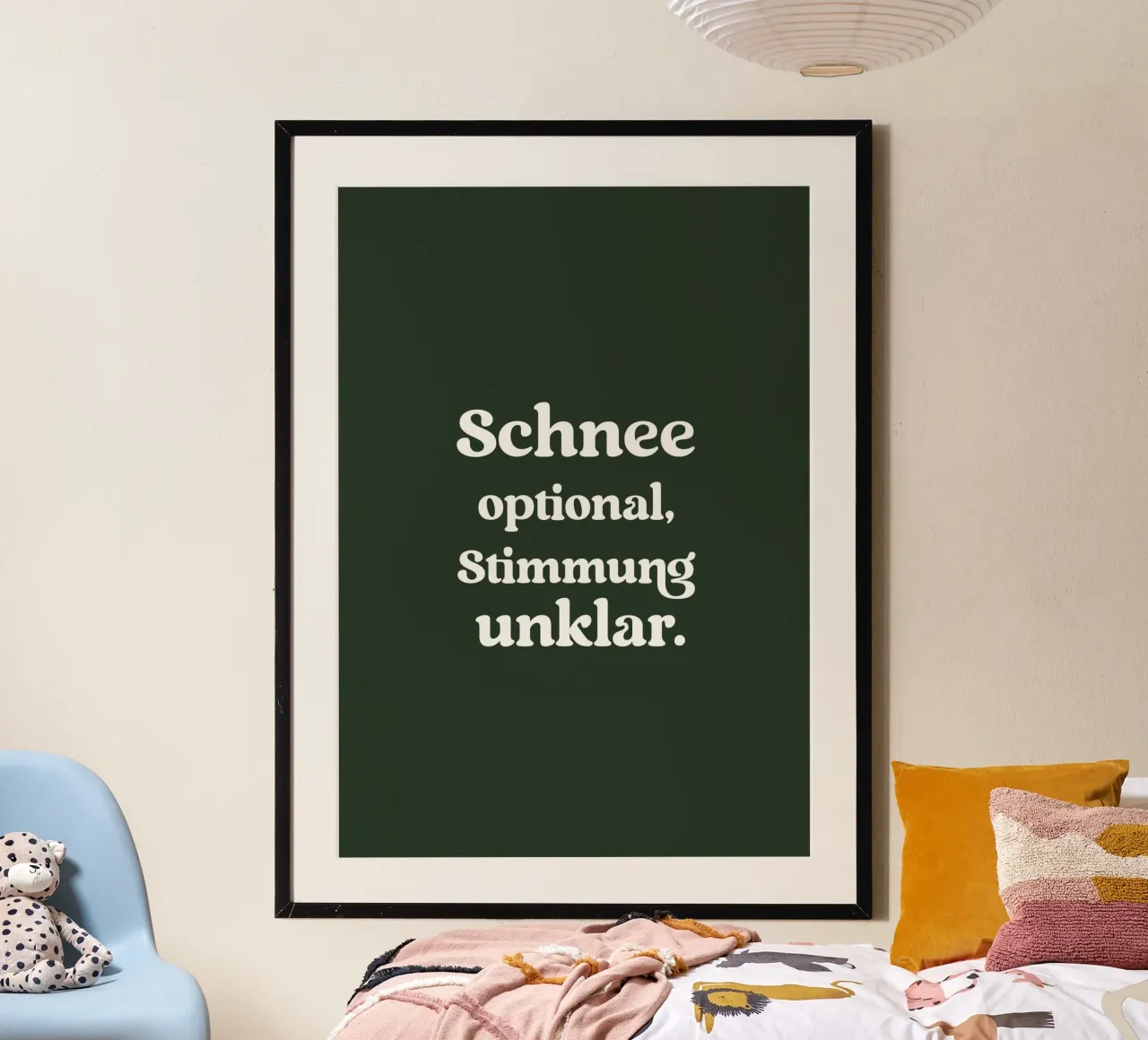 Schnee optional Stimmung unklar poster da treechild