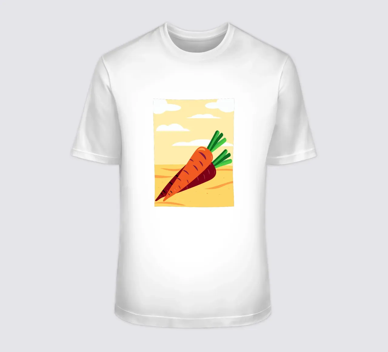 Carote fresche t-shirt da OFFICIAL FRUIT & VEGETABLES