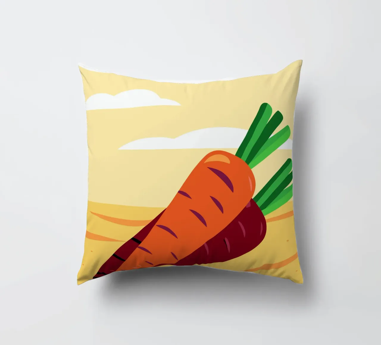 Carote fresche cuscino da OFFICIAL FRUIT & VEGETABLES