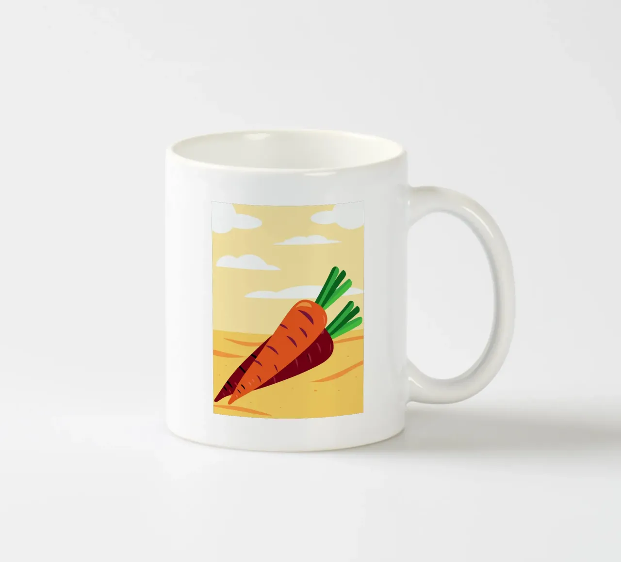 Carote fresche tazza in ceramica da OFFICIAL FRUIT & VEGETABLES