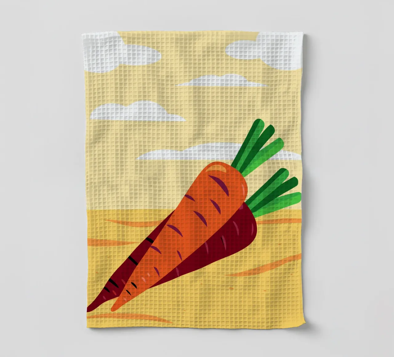 Carote fresche canovaccio da cucina da OFFICIAL FRUIT & VEGETABLES