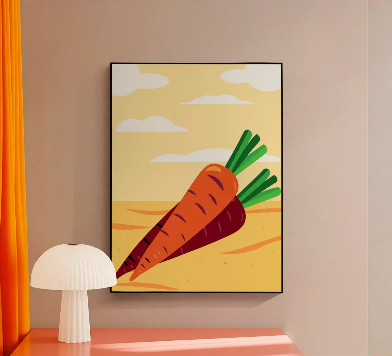 Carote fresche plexiglass da OFFICIAL FRUIT & VEGETABLES
