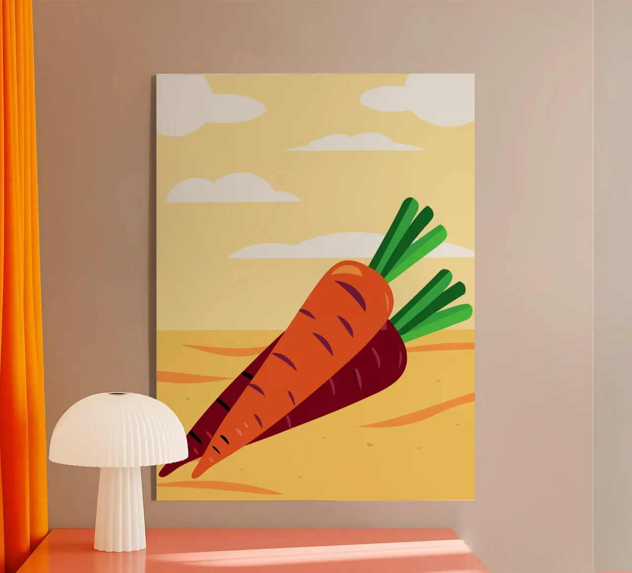 Carote fresche plexiglass da OFFICIAL FRUIT & VEGETABLES