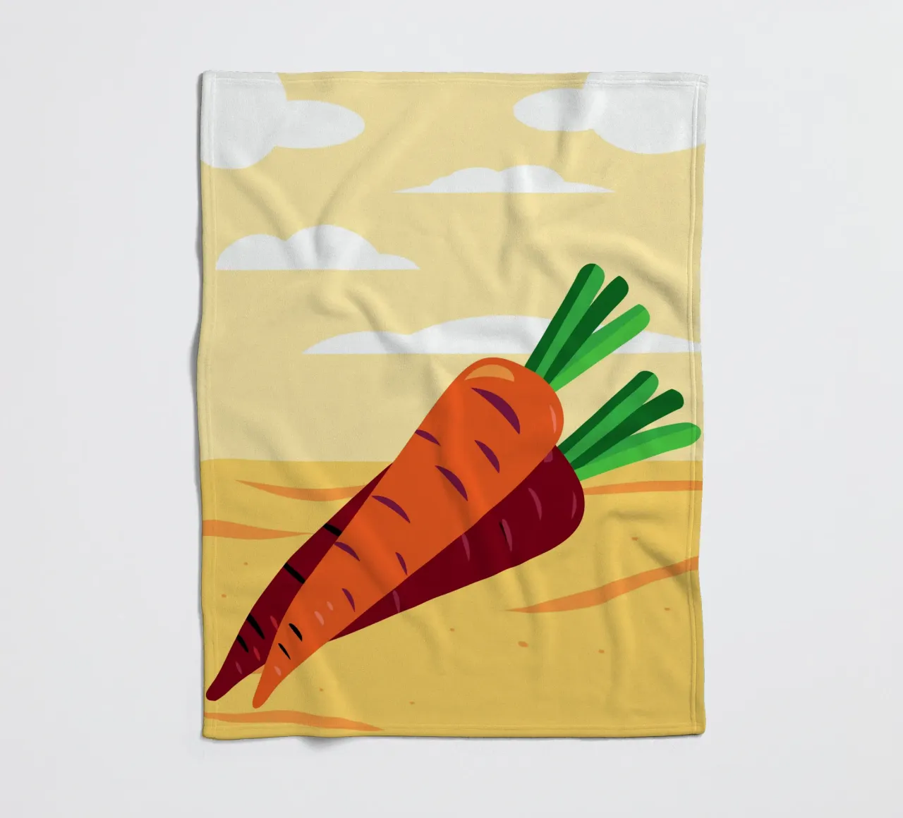 Carote fresche coperta in pile da OFFICIAL FRUIT & VEGETABLES