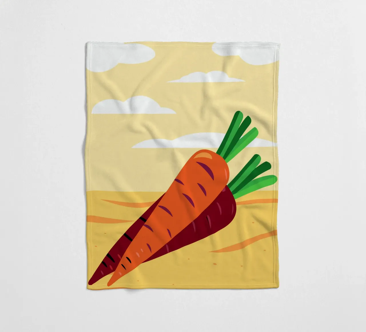 Carote fresche coperta in pile da OFFICIAL FRUIT & VEGETABLES