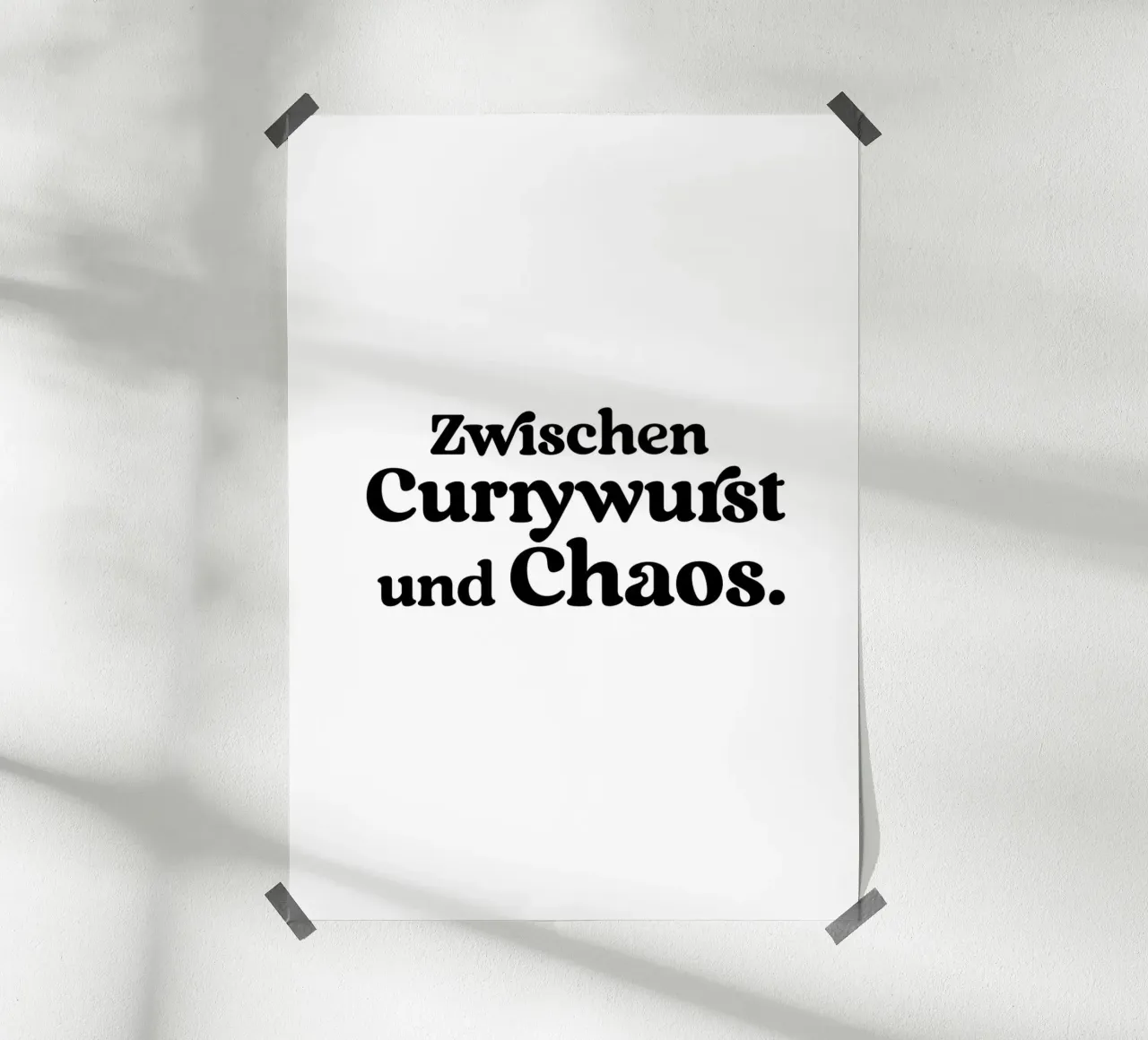 Zwischen Currywurst und Chaos carta hahnemühle da treechild