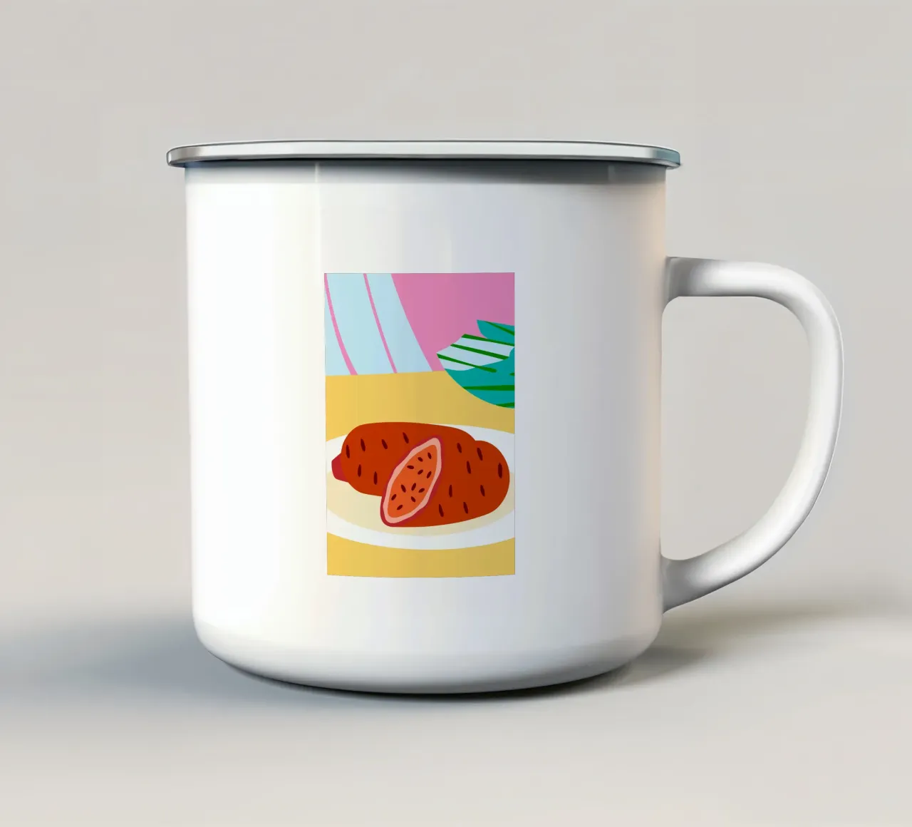 Patate dolci fresche tazza in smalto da OFFICIAL FRUIT & VEGETABLES