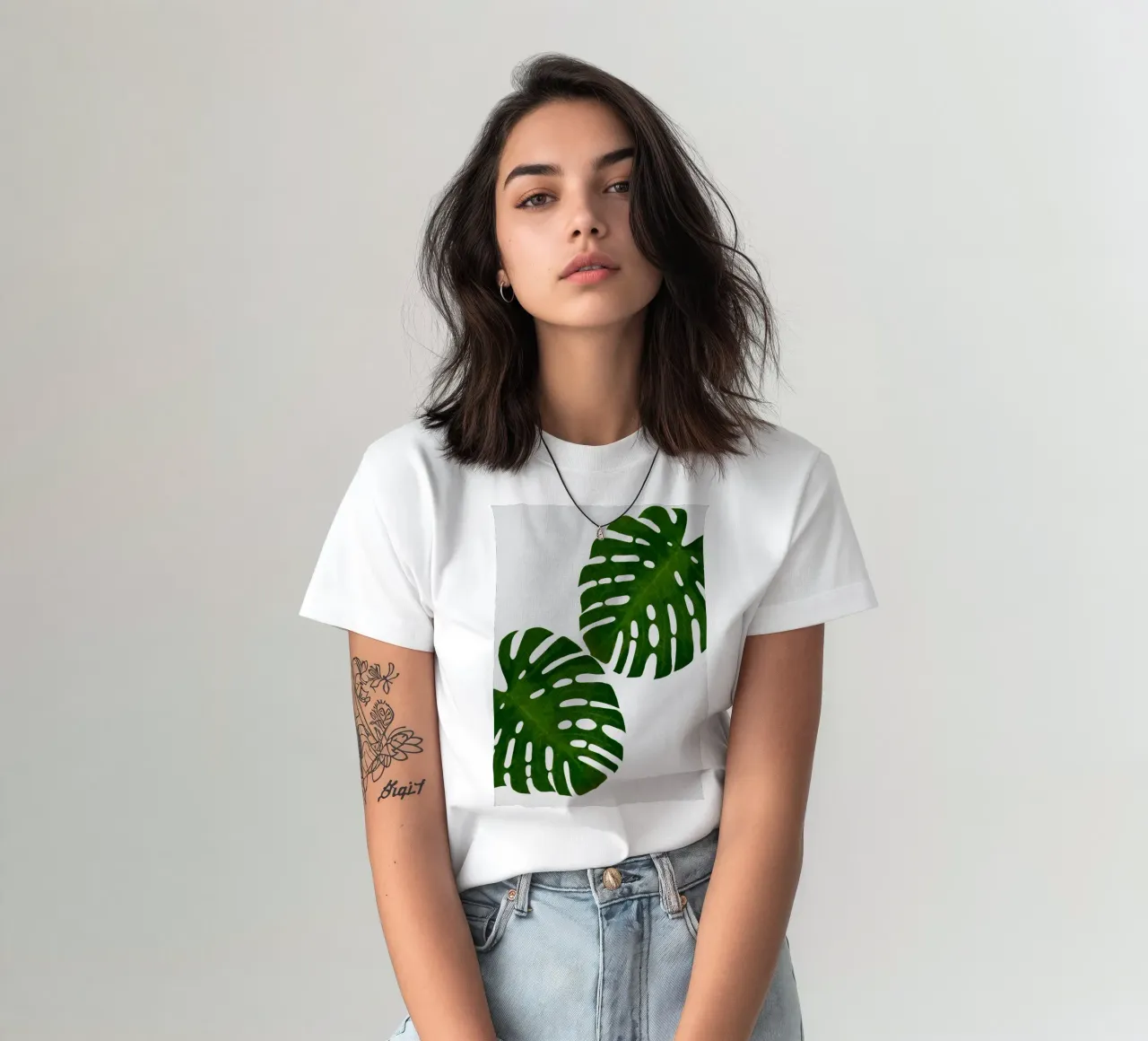 Monstera Leaf II t-shirt by Orara Studio