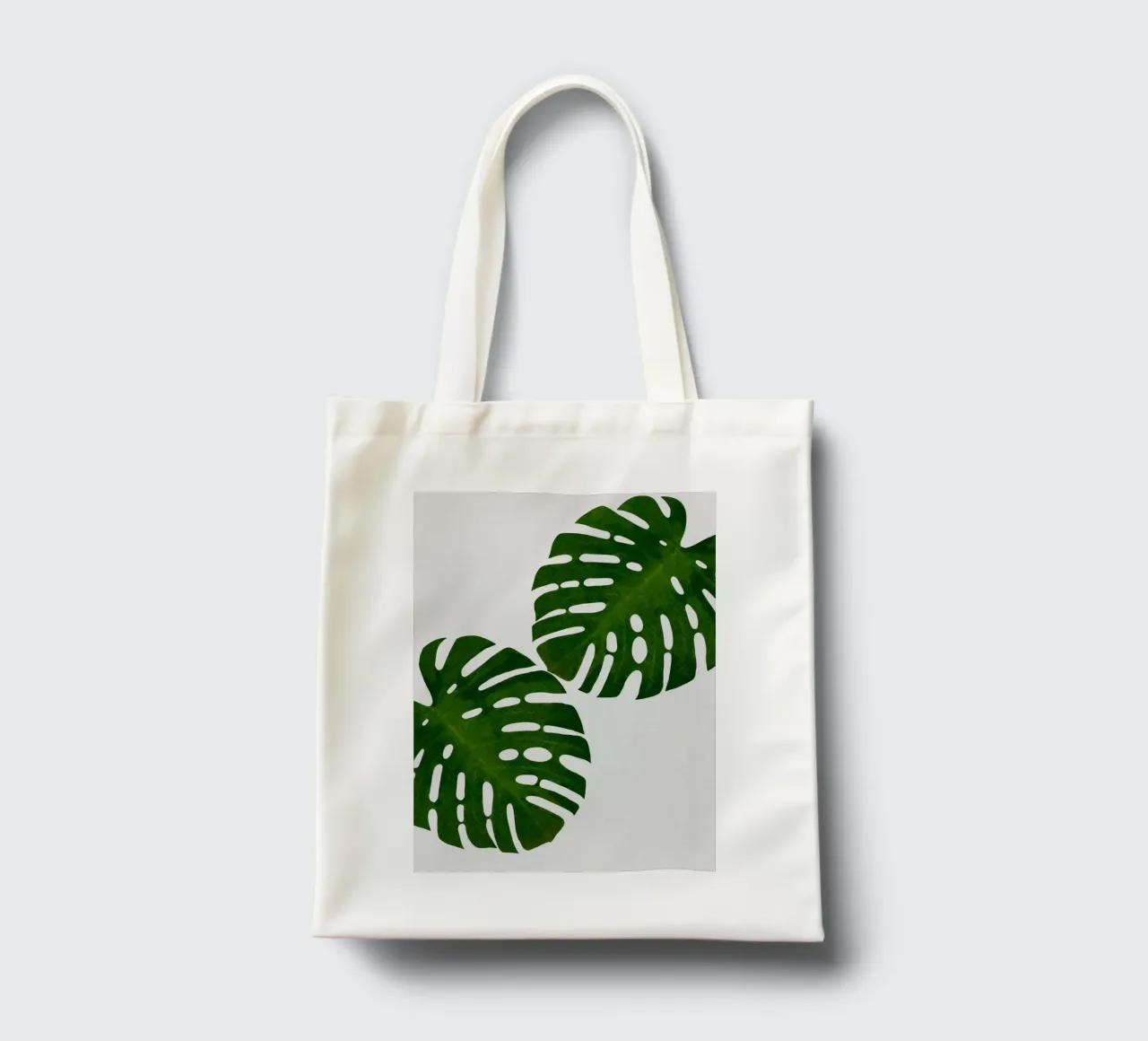 Foglia di Monstera II borsa in juta da Orara Studio