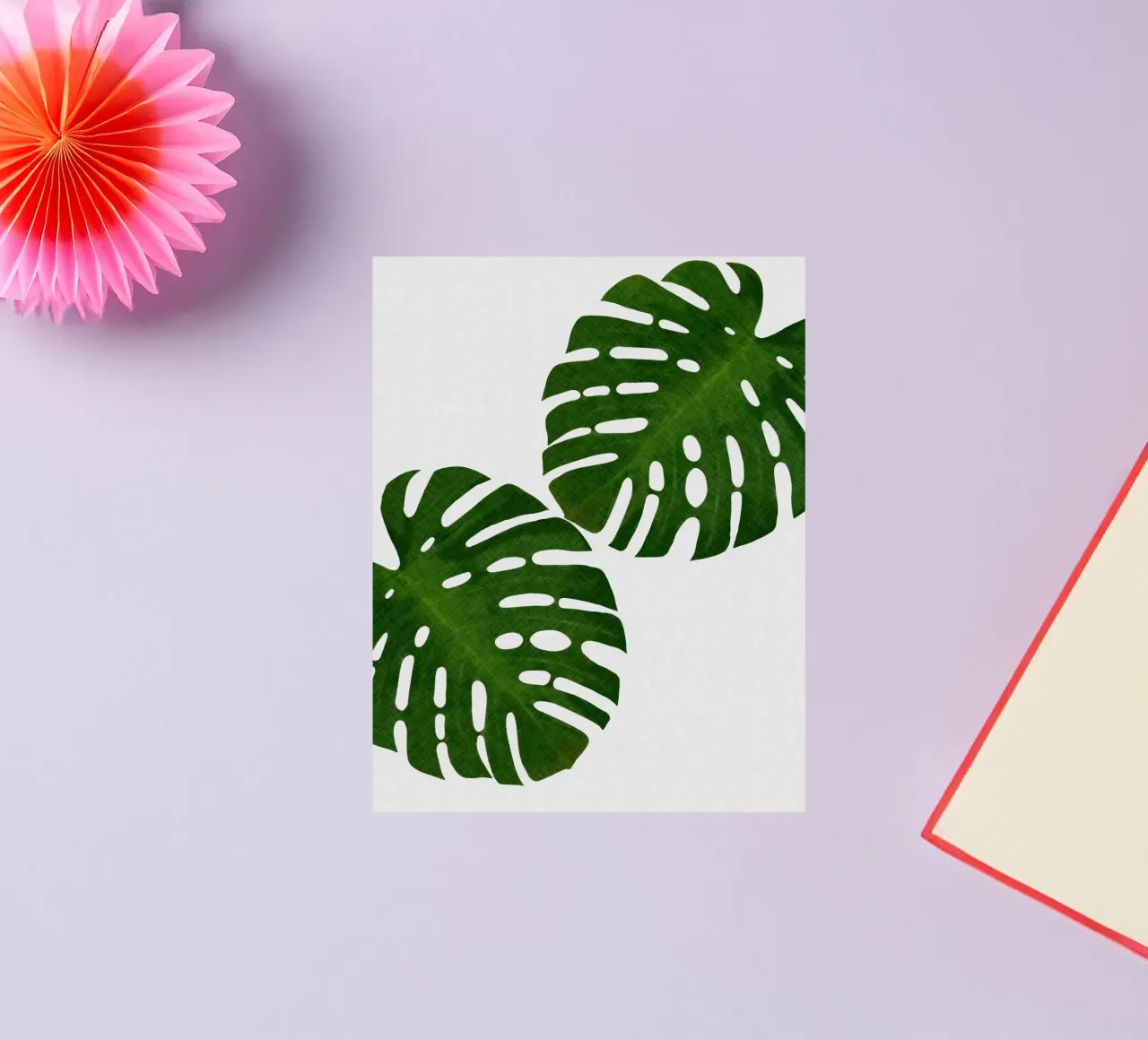 Monstera Leaf II sticker by Orara Studio
