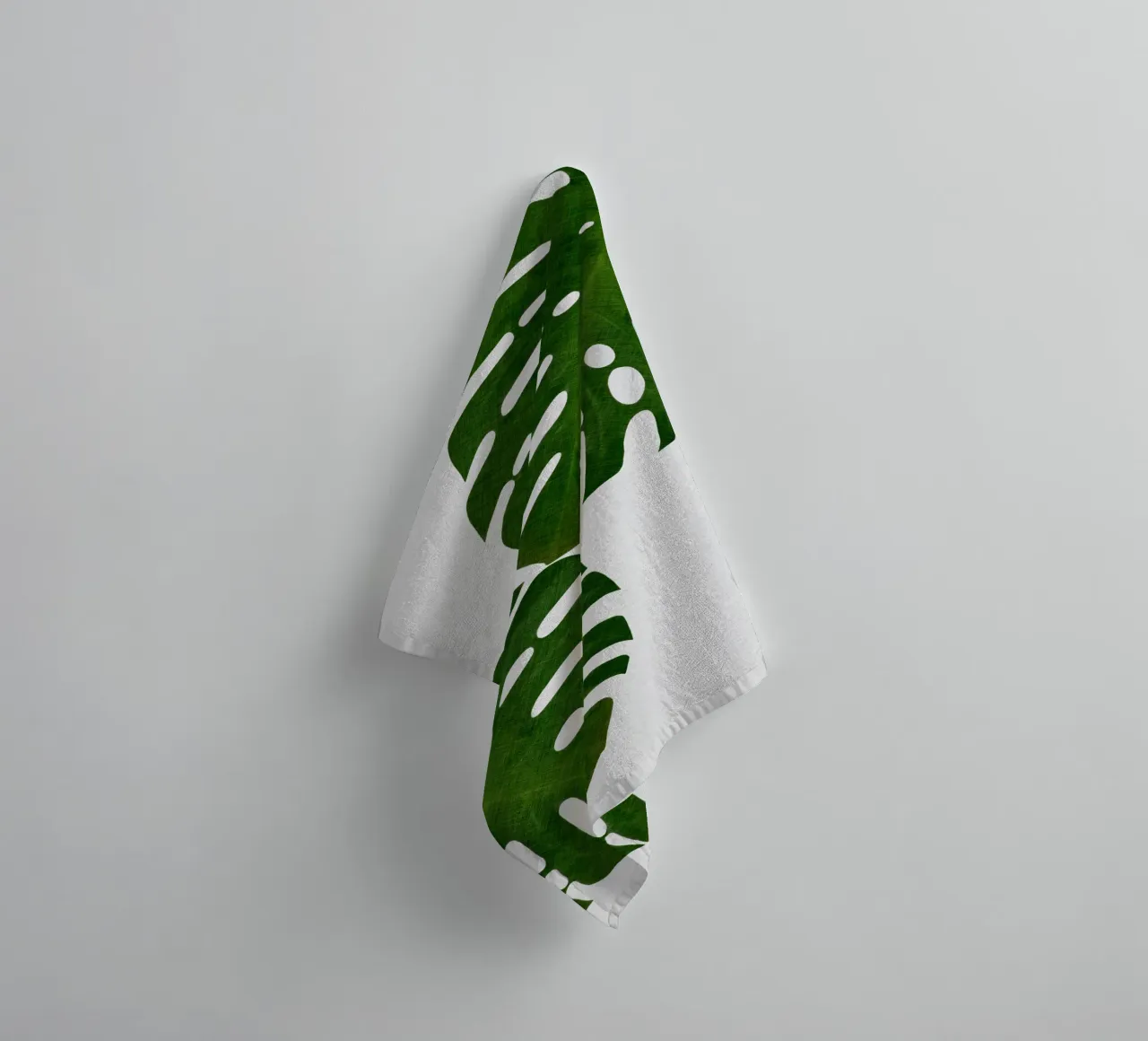 Foglia di Monstera II asciugamano da bagno da Orara Studio