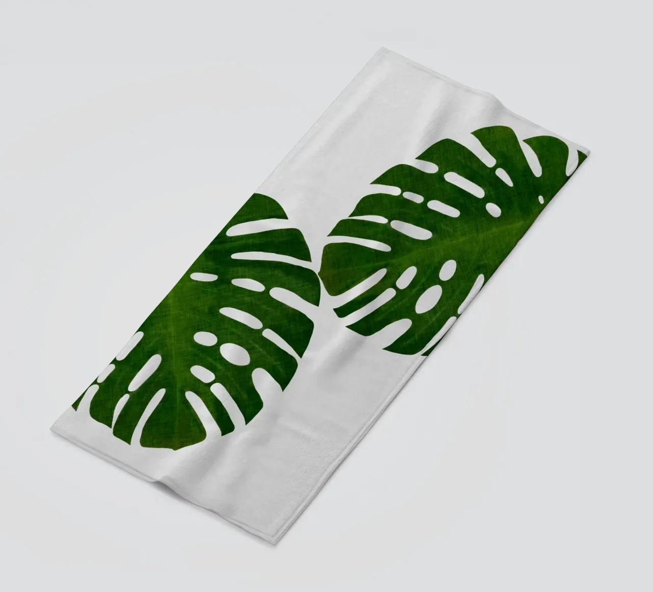Foglia di Monstera II telo mare da Orara Studio