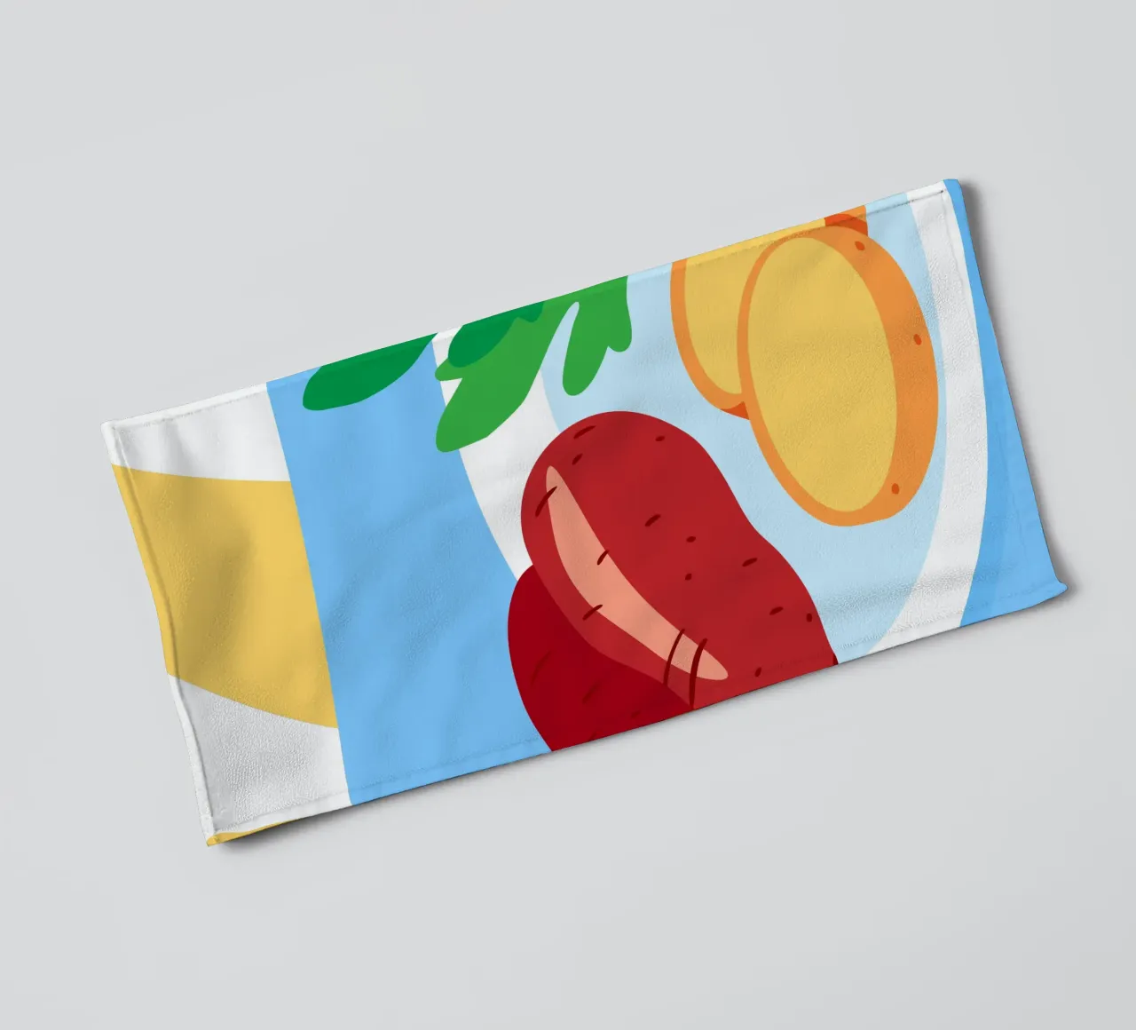 Patate dolci fresche asciugamano da bagno da OFFICIAL FRUIT & VEGETABLES