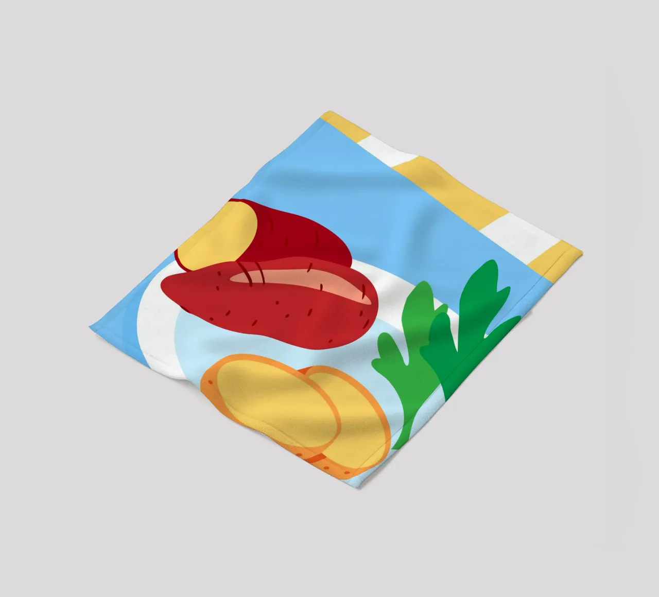 Patate dolci fresche coperta in pile da OFFICIAL FRUIT & VEGETABLES