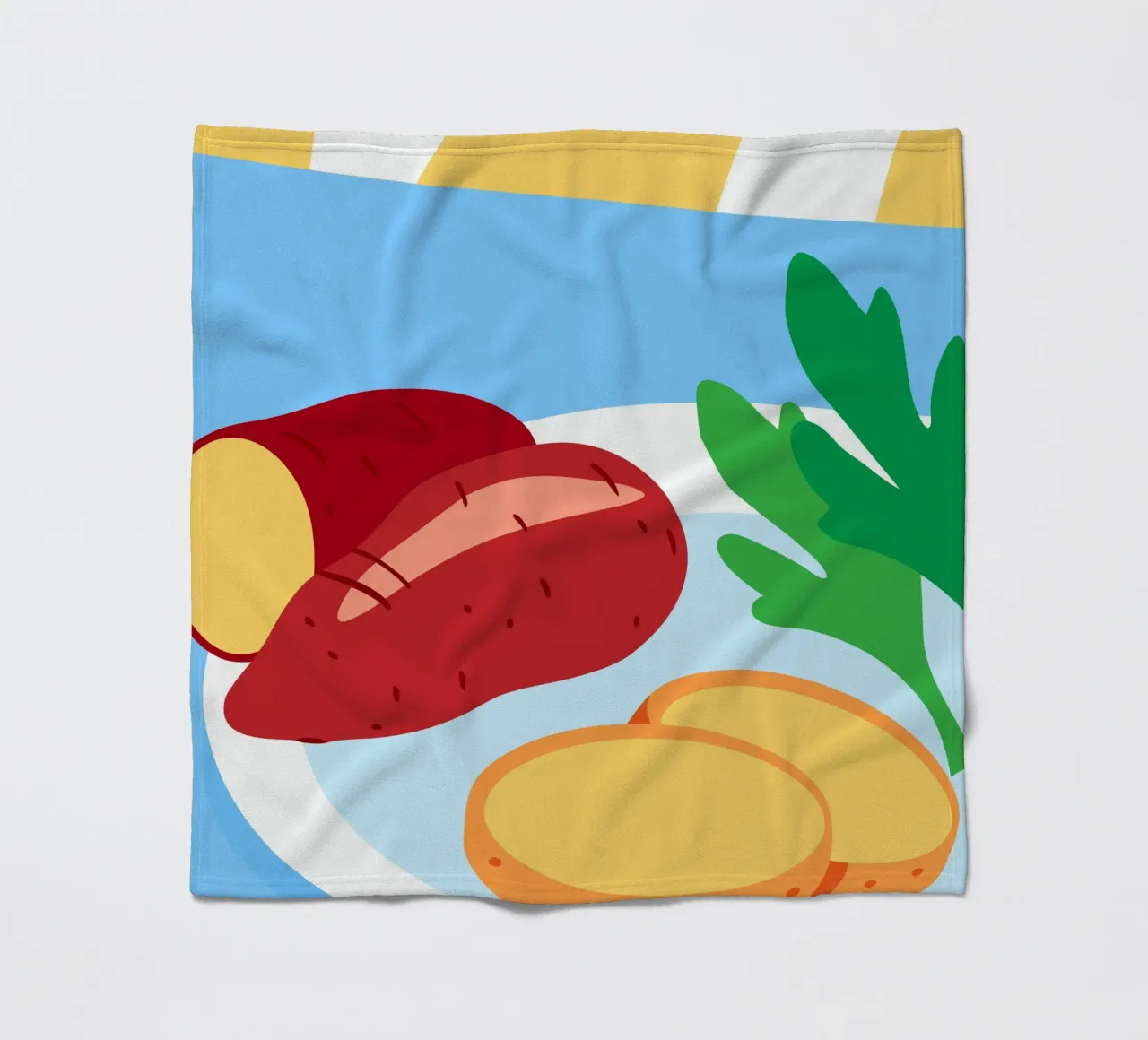 Patate dolci fresche coperta in pile da OFFICIAL FRUIT & VEGETABLES