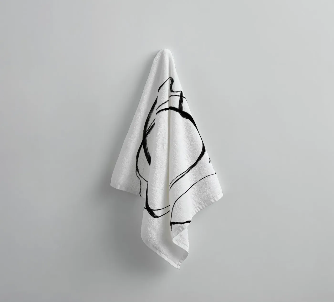 Circle One badhanddoek van Studio B